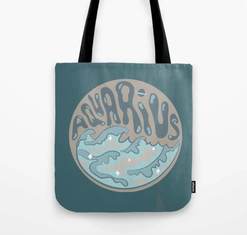 Aquarius Tote Bag for the humanitarian